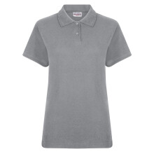 (14 UK - 16 UK, Sports Grey) Absolute Apparel Womens/Ladies Elegant Fitted Polo