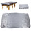 Silver Table Cover for 9ft Billiard Table 2