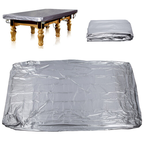Silver Table Cover for 9ft Billiard Table 1