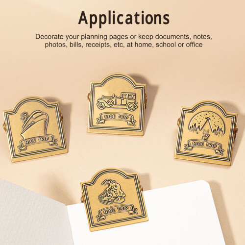 Brass Decorative Clip for Art Projects 1