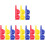 24Pièces Props De Doigts En Mousse Eva Multicolores 1