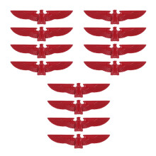 12Pièces Badges Métal - Stickers Décoratifs Pour