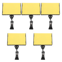 5St Draaibare Prijskaart Houder Clip Van PVC Voor Retail En Schappen