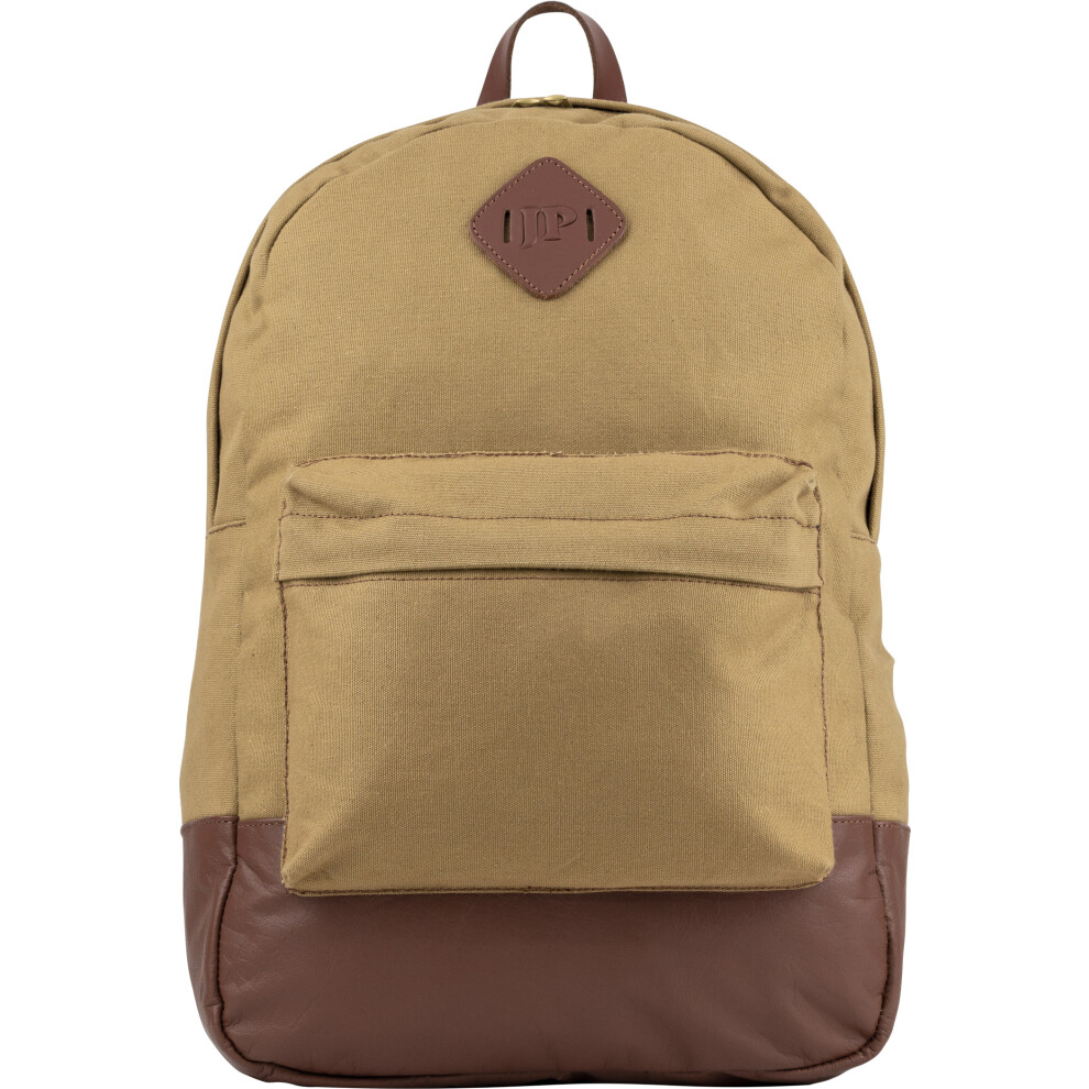 Jack Pyke Heavy Cotton Canvas Bag Back Pack Fawn Yellow