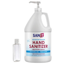 Sanit Handdesinfectiegel 70% Alcohol - Doodt 99,99% Bacteriën, Geavanceerde Formule met Vitamine E en Aloë Vera