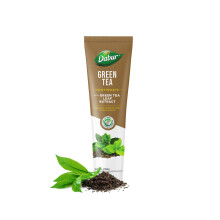 Dabur Groene Thee Tandpasta | 100 ml | Dagelijks Gebruik | Langdurige Frisse Adem & Gezonde Tandvlees | Voor Volwassenen & Kinderen