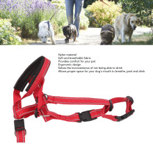 Nylon Dog Head Collar Red XL