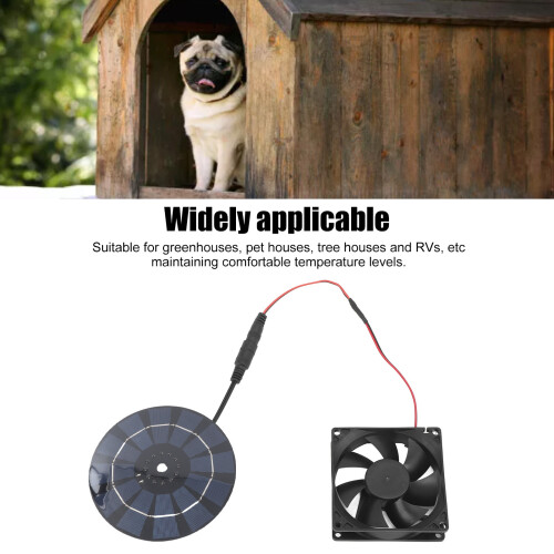 10W Solar Ventilator Fan ABS Material