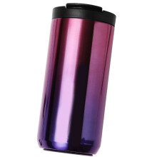 Tasse à café à Double paroi en acier inoxydable-Dégradé rouge