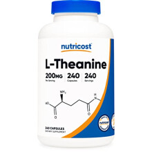 Nutricost L-Theanine 200mg 240 Capsules Double Strength