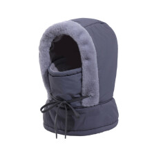 Breathable Windproof Trapper Hat With Adjustable Ear-Dark Grey