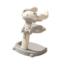 Baby Bath Support Height Adjustable Baby Shower-gray with seat