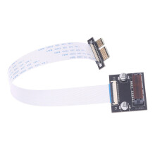 PCIe X1 rechtwinkliges Riser-Kabel, flaches Design, hohe