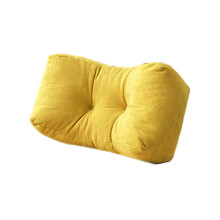 Ergonomic Back Support Pillow Lumbar Cushion For Office-Yellow