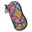 Trendy bedrukte rubberen brilhouder met ritssluiting,-1 1