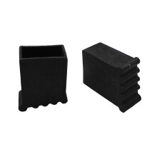 Leiterbeinschutz, abriebfestes Gummi, stoßfeste-25x50mm schwarz
