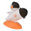 Space Theme Schreibtisch-Stift-Organizer,-Orange 1
