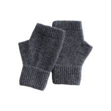 Fingerlose Winterhandschuhe zum Schreiben und Lesen-Dunkelgrau
