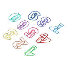 100 Number Paperclips Colourful Set
