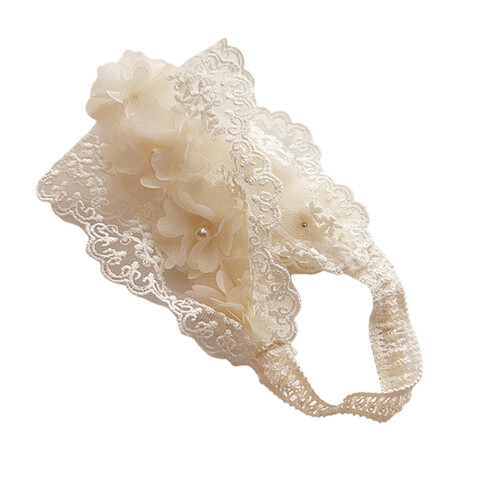 Haarband für Babys, Mädchen, Spitze, dehnbar, elastisches-B