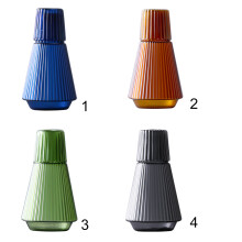 Ribbed Glass Carafe 1000ml