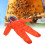 Kids Beekeeping Suit with Veil Orange L 17