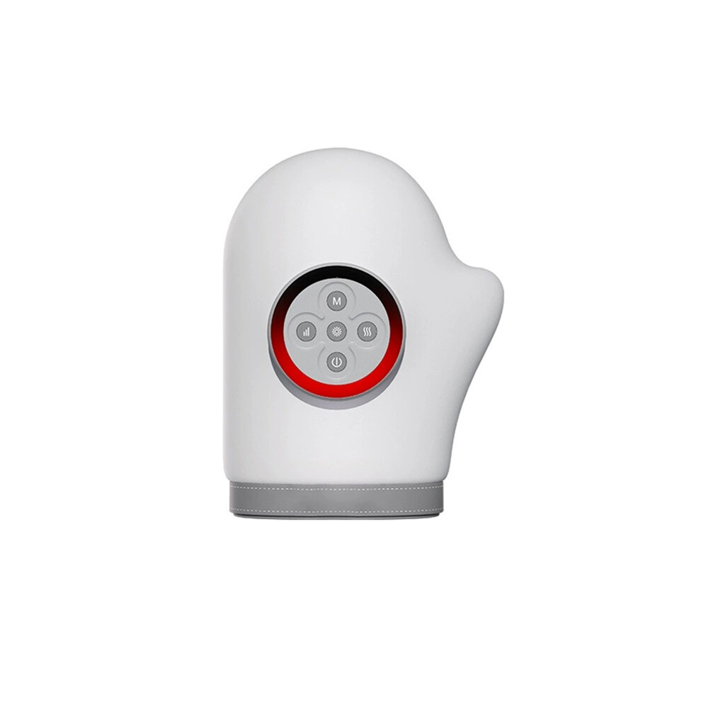 Stoyotu White (White) Electric Hand Massager Air Pressure Kneading Wrist Massager Airbag Finger Massage Glove Hot Compress Acupoint Finger Masajeador