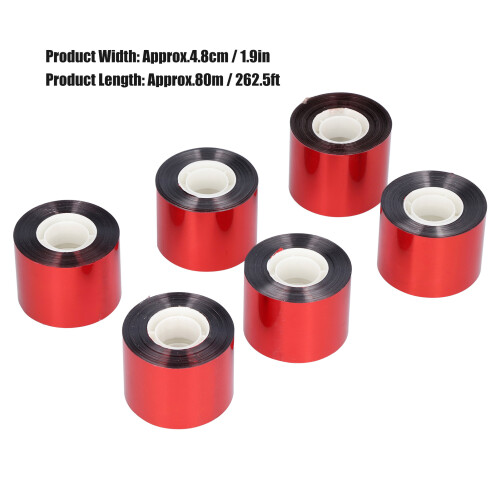 6 Pack Bird Repellent Tape for Garden