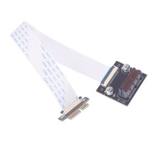 Flexible PCIE 1X Extension Cable 90 Degree Bend Fast speed