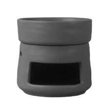 Wax Melt Burners Essential Oil Burners,Ceramic Oil Burners-Gray