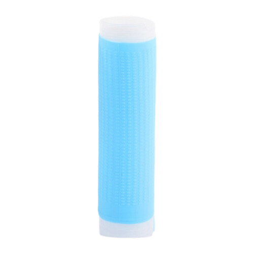 Poignée de Badminton antidérapante en Silicone, absorbant-bleu