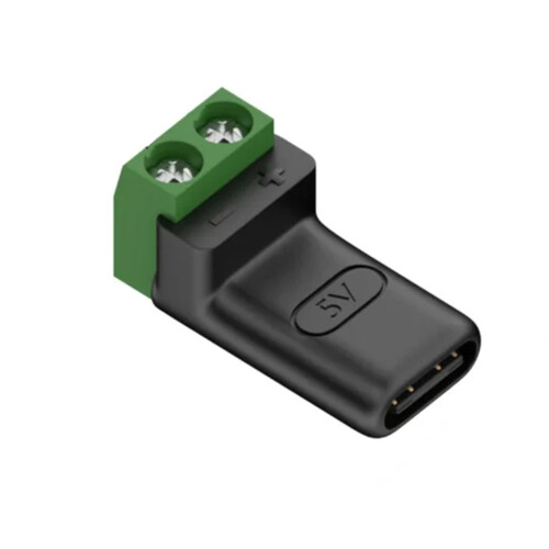 5V Crimp Terminals Block Solderless Type C-TypeC female OTG