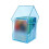 Acrylic Card Case Storage Box For Secure-transparent blue 1