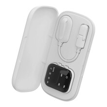Kids Wetness Monitor Offering Immediate Vibration Music-White