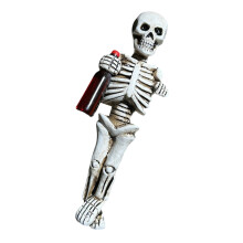 Figurines de squelette d'halloween, Statue de crâne, cintres-7