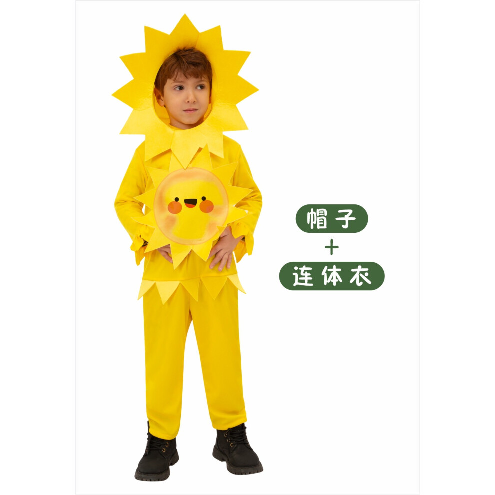 Photos - Fancy Dress (XL) Halloween Children's Costumes, Performance Costumes, Plant Sunflower Party, Kindergarten Performance Costumes, Cos Cost
