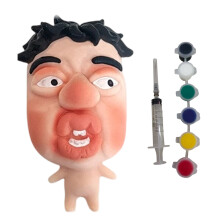 Fun Silicone Pimple Popper Puppet Toy for Office Adult-B
