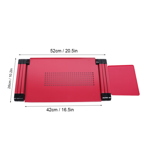 Folding Computer Table with Mouse Holder 1