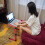 Folding Computer Table with Mouse Holder 14