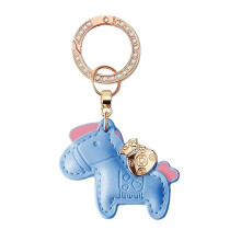 Charm Small Horse Accessory With Quality PU Leather And-Blue