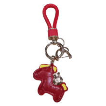 Unique Money Bag Design Horse Charm Keychain Stylish-Red