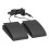 Double pédale à tambour silencieux Portable, pour les-rectangle 1