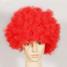 (Red)Parrucca Joker con copricapo colorato Explosion Head per bambini divertente performance puntelli parrucca