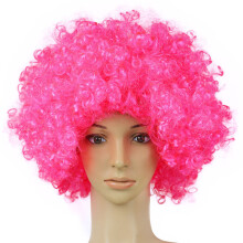 (Pink)Parrucca Joker con copricapo colorato Explosion Head per bambini divertente performance puntelli parrucca