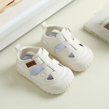 (White,17)Sandalias de bebé infantil verano transpirables zapatos para niños pequeños con suela antideslizante de moda