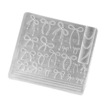 Moule à ongles en forme de perles/coquille/nœud papillon,-B741