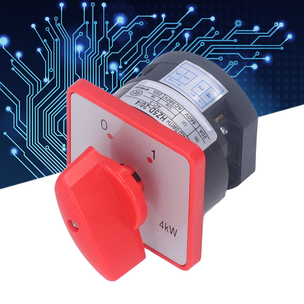 BERM 4kW 1 Pole 2 Position Switch Knob