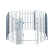 PawHut Hunde- und Welpenlaufstall, 8-teiliges Set, B 63 x H 91 cm