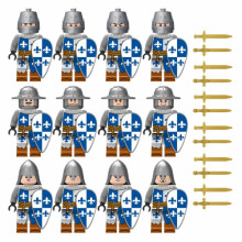 Knights Military Toys dragon soldiers building blocks of ancient Mini Figures Boys Gifts