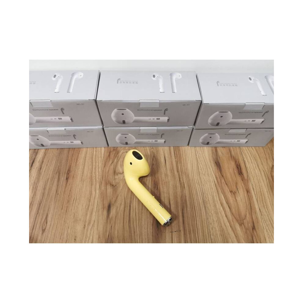(Yellow) Headset Bluetooth Giant Oversized Earphone Audio Wireless Speaker Clarity 75Db Yellow 691107720054